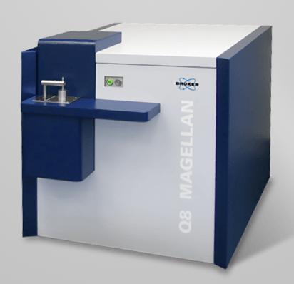 Máy quang phổ phân tích hợp kim để bàn Bruker Q8 MAGELLAN